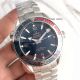 Copy Omega Seamaster 007 SS Black & Red Bezel Black Dial Watch(2)_th.jpg